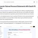 Personal Statements in the Digital Age: How Gauth Can Help