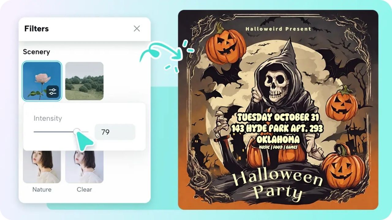 How to Create a Creepy-Cool Halloween Poster Online with Pippit